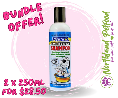Fido's Everyday Shampoo 250ml x 2 Bundle / SAVE 25%