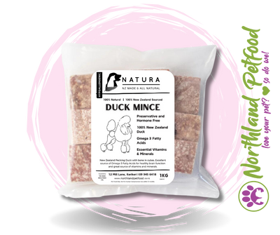 NATURA Duck Mince 1kg / IN STORE ONLY