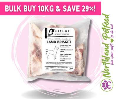 NATURA Bulk Lamb Brisket 10kg /IN STORE ONLY