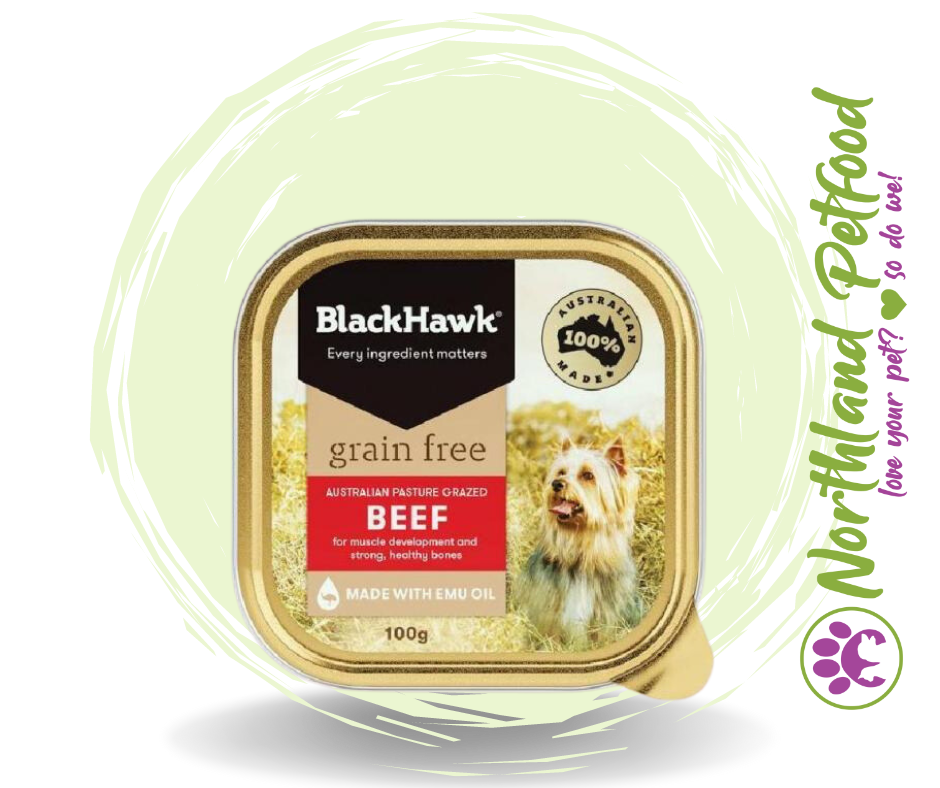 BlackHawk Dog Grain Free Beef - 100g