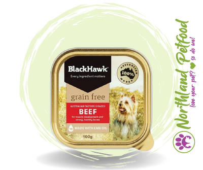 BlackHawk Dog Grain Free Beef - 100g
