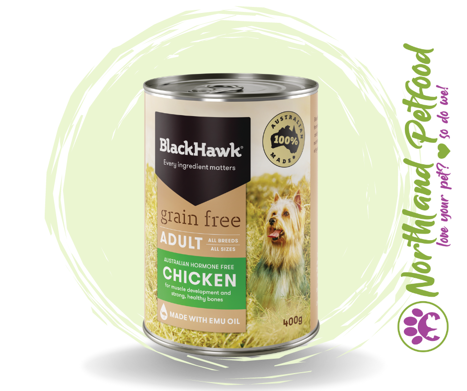 BlackHawk Grain Free Chicken Can - 400g