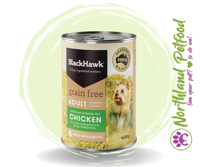 BlackHawk Grain Free Chicken Can - 400g