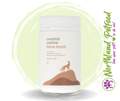 Coastal Canine Bone Broth Powder Supplement for Dogs - 180g