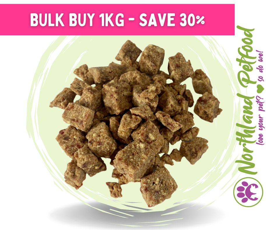 NATURA Beef & Chicken Bites - BULK 1KG  SAVE 30%