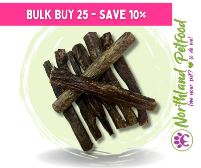 Natura Bully Sticks BULK XL 15cm x 25 SAVE 10%