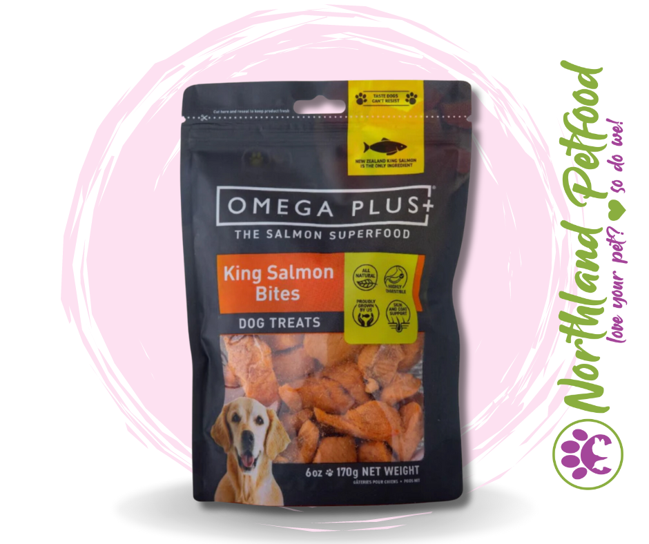 Omega Plus King Salmon Bites Dog Treats