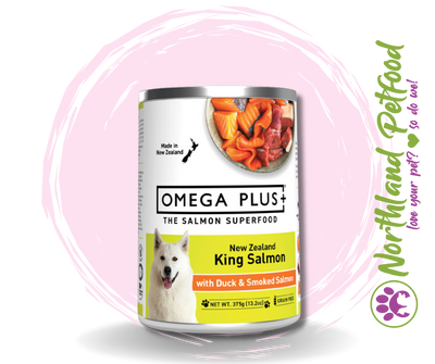 Omega Plus- King Salmon Duck & Smoked Salmon 375g