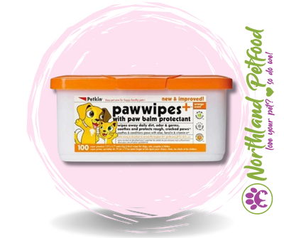 Petkin Paw Wipes - 100 Pk