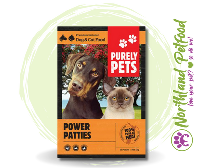 Purely Pets Power Patties 1kg / IN STORE ONLY