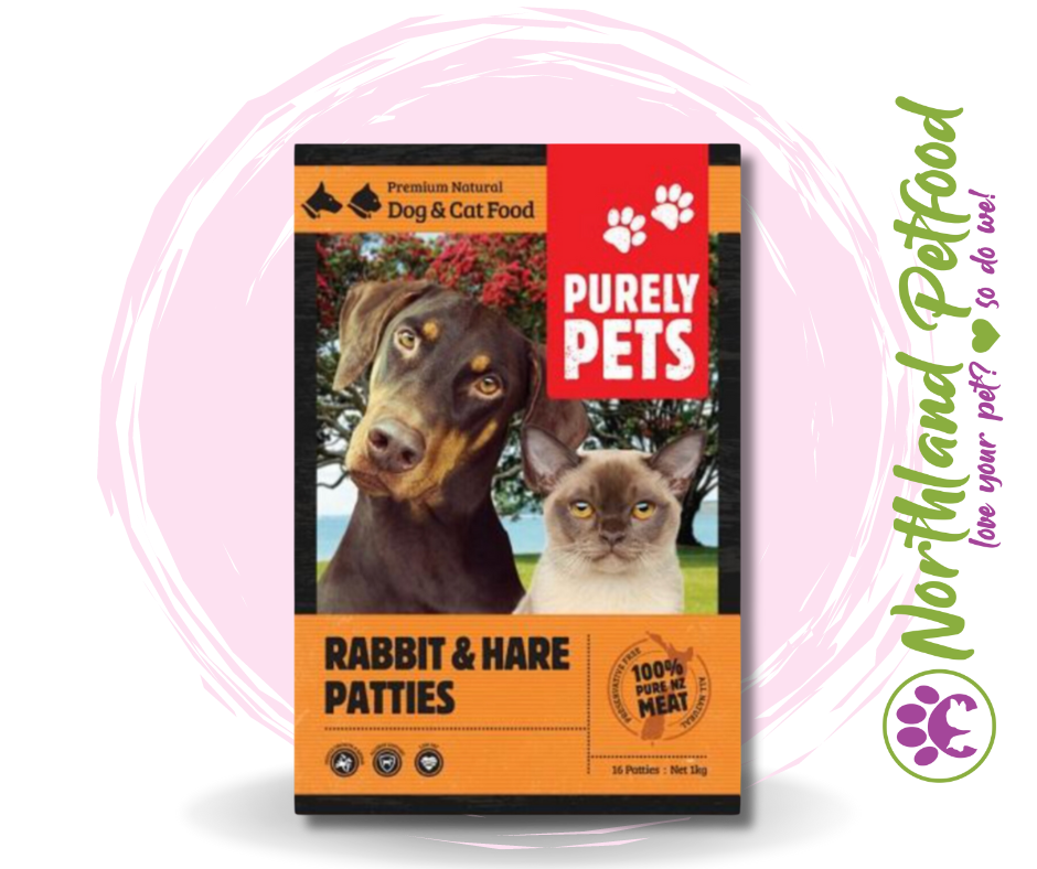 Purely Pets Rabbit/ Hare Patties 1kg / IN STORE ONLY