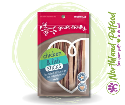 Yours Droolly Chicken & Fish Sticks - 100g