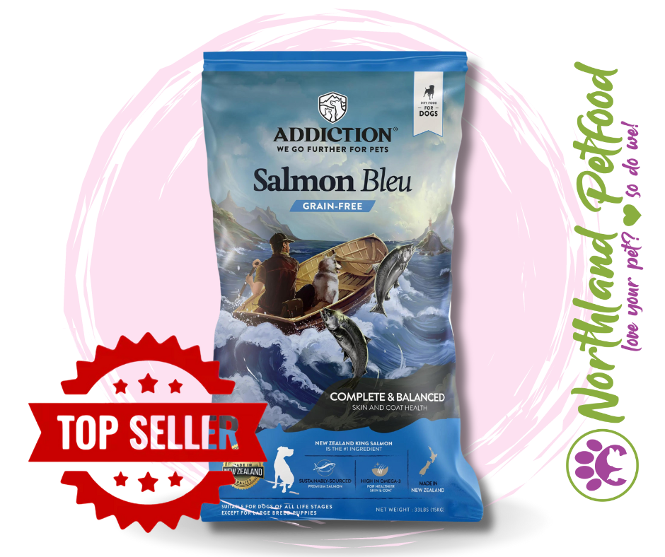 Addiction Salmon Bleu Dog Food Northland Petfood