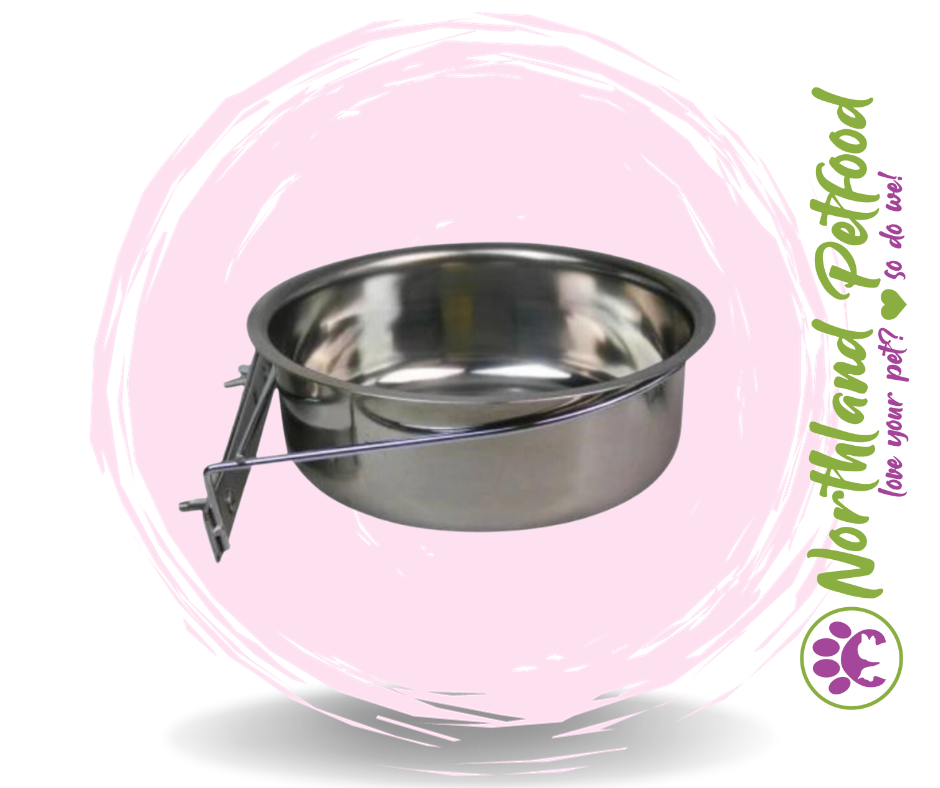 Crate Water / Food Bowl with Clamp