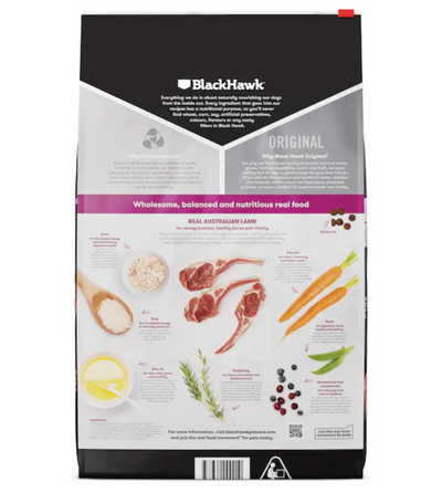 BlackHawk Adult Lamb & Rice - $199.99 for 20kg!!