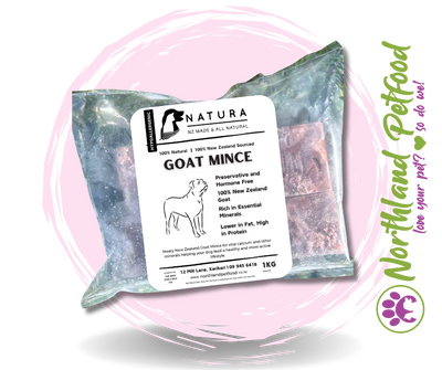NATURA Goat Mince 1kg / IN STORE ONLY
