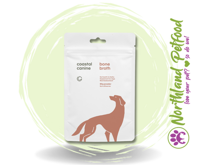 Coastal Canine Bone Broth Powder Supplement For Dogs - 60g